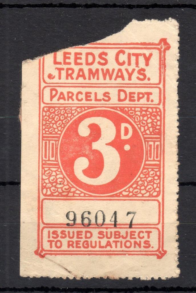 Leeds City Tramways 3d Great Britain, Stamp / HipStamp