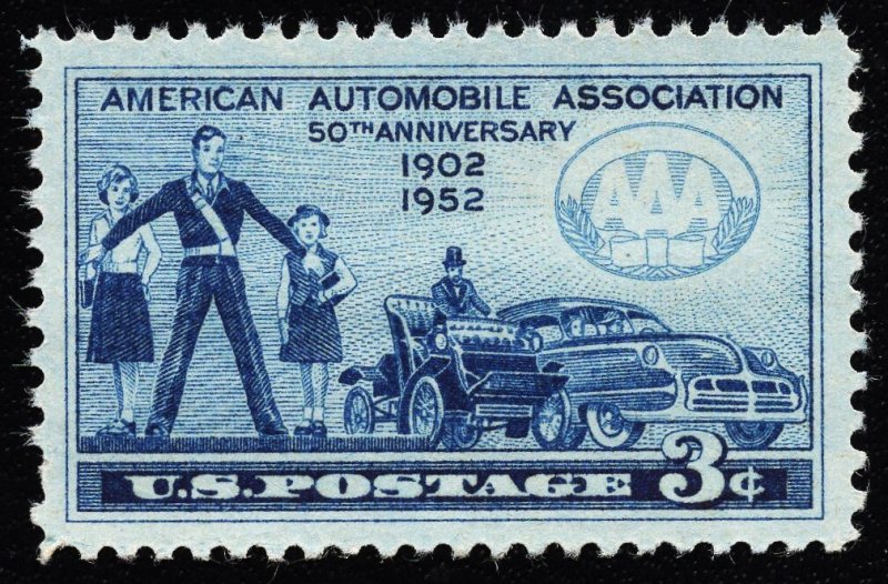 US 1007 MNH VF 3 Cent American Automobile Association
