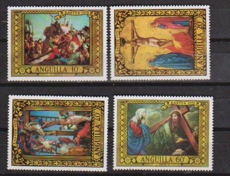 1970 Anguilla Scott 91-94 Easter MNH