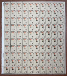 Scott 1610 RUSH LAMP Sheet of 100 US $1.00 Stamps MNH 1979