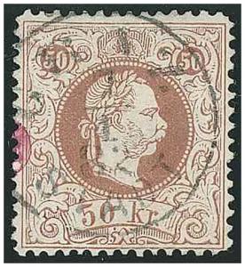 Austria 1867-1872 Scott 33 Used - High Grade