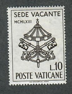 Vatican City #362 Mint Hinged Single