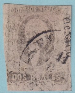 MEXICO 8 1861 HIDALGO USED INTERESTING CANCEL NO FAULTS VERY FINE! HHW