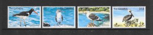 BIRDS - GAMBIA #2129-32 MNH