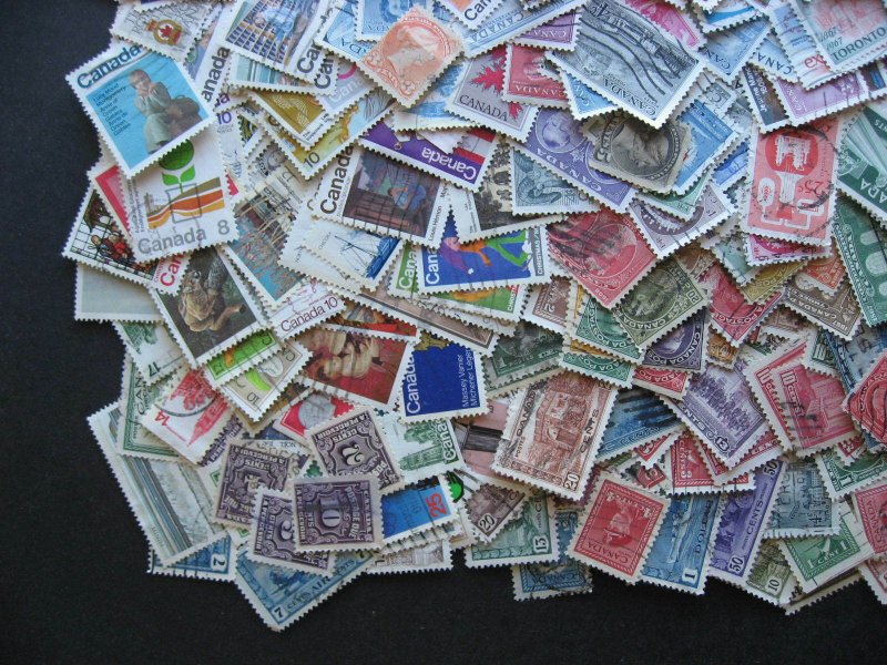 Canada 500 different used made up from collectors duplicates, check them out!