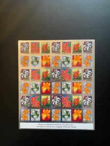 Easter Seals stamp sheet of 42,  MNH 