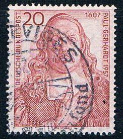 Germany 763 Used Paul Gerhardt 1957 (GI0684P201)