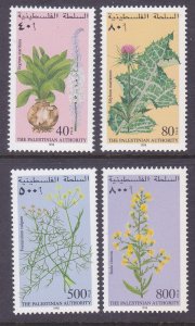 Palestinian Authority 80-83 MNH 1998 Medicinal Plants Full set of 4