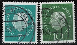 Germany 1959,Sc.#9N165-169 used, Prof. Dr. Theodor Heuss (1884-1963)