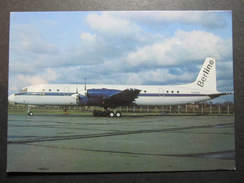 10079 Aviation Postcard Sedan Airlines IL-18D-