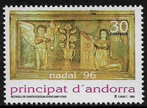 Andorra, Spanish #241 MNH Stamp - Christmas