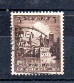 GERMANY - 1938 - IIIrd REICH - BRESLAU - THE CATHEDRALE - Used - 3 -