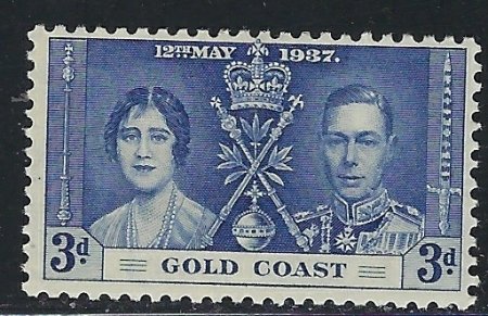 Gold Coast 114 MH 1937 issue (an5893)