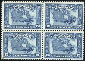 Canada Scott 145 2x2 Mint NH OG  1927 Lot QC001