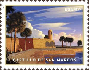 #5554 2021 Castillo de San Marcos Priority Mail - MNH