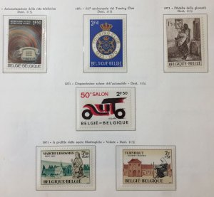 Belgium 1970/71+1974 MNH + Art Insects (Apx 65+) AB3242