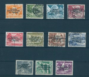 SWITZERLAND, BIT /IOLSET 1950 - REAL POSTAL CANCELS
