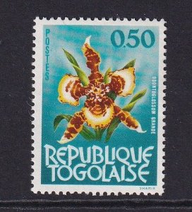 Togo   #461 MNH  1964  flowers 50c