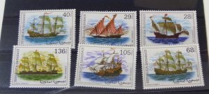 Thematic Stamps Boats - SAHARA 1998 SAILING SHIPS 6v mint