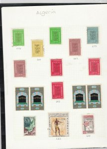 algeria stamps page ref 16911