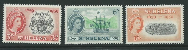 ST.HELENA SG169/71 1959 SETTLEMENTS MNH