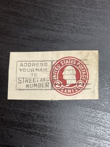 US SC# U429h Cut Square Used