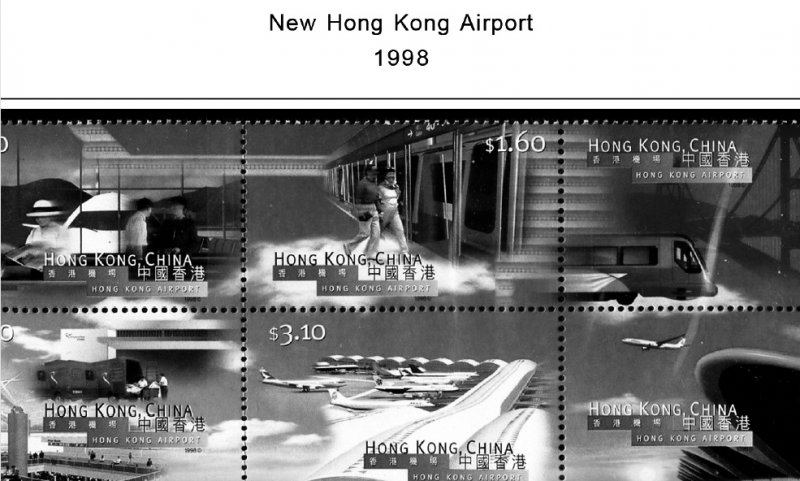 HONG KONG [SAR] 1998-2010 + 2011-2020 STAMP ALBUM PAGES (309 PDF b&w il. pages)