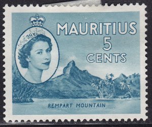 Mauritius 254 Rempart Mountain 1954