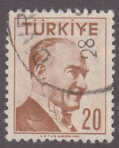 Turkey 1235 President Mustafa Kemal Atatürk 1956