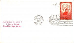 United Nations, New York, Worldwide First Day Cover