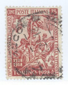 Italy, Scott #205, Used