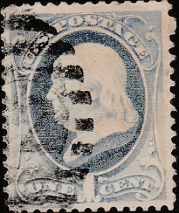 # 206 Gray Blue Used Ben Franklin