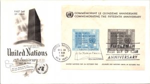 United Nations, New York, Worldwide First Day Cover