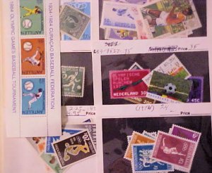 CONGO BELGIUM  STAMPS OLYMPICS SPORT x5 OTHER BENELUX x35, 28 MINT NH, 3 MLH