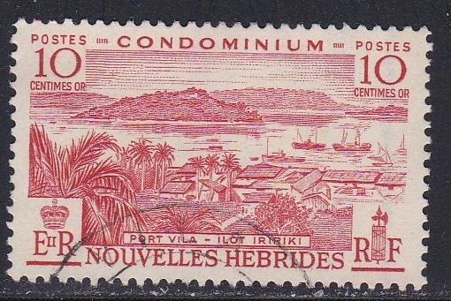 French New Hebrides # 99, Port Vila, Used.