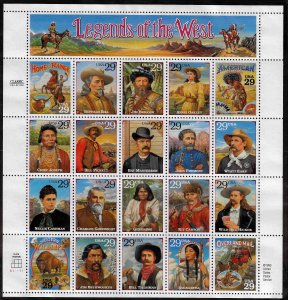 2870 Mint,OG,NH... Pane of 20... SCV $125.00... Recalled error sheet