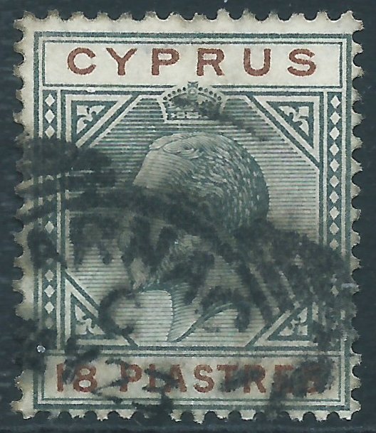 Cyprus, Sc #70, 18pi Used