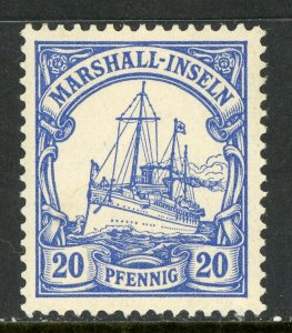 Marshall Islands 1901 Germany 20 pfennig Ultra Sc #16 Mint A290