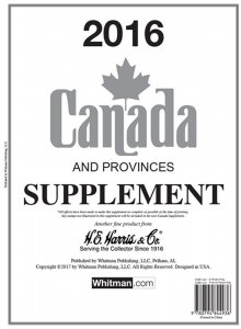 H E Harris Canada & Provinces 2016 Stamp Album Supplement