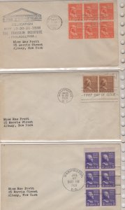 Scott 803 - 834 - Prexies. Set Of 32. Covers  #02 803fdc32