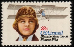 United States C99 - Mint-NH - 28c Blanche Stuart Scott (1980) (cv $0.60)