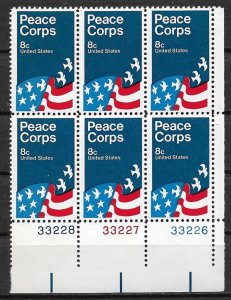 1972 USA #1447 Peace Corp MNH PB6