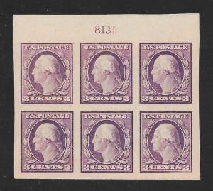 483 MNH 3c. Washington, Superb, scv: $200, FREE INSURED SHIPPINGOver