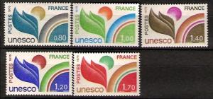 France,UNESCO #2O16-2O20 Human Rights Flame, NH Cat. $ 5.20