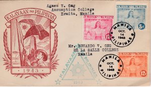 Philippines # N29-31, Cacheted First Day Cover