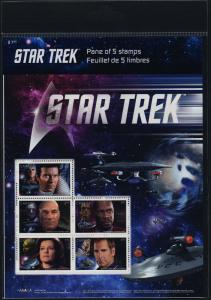 Canada 2983 MNH Star Trek, Commanders