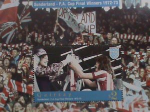 GAIRSAY 1972: SUNDERLAND F.A. CUP FINAL WINNERS-MNH-: S/S SHEET  RARE