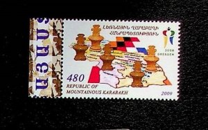 ARMENIA - KARABAKH REP. - 2009 NH ISSUE - CHESS - (AO23)