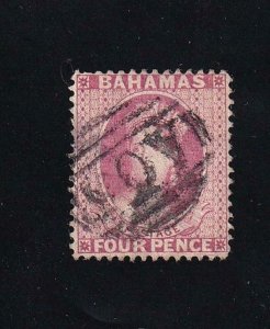 Bahamas: Sc #3, Used, Thin (45165)