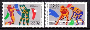 Germany - Berlin 1989 Sports Complete Mint MNH Set SC 9NB266-9NB267